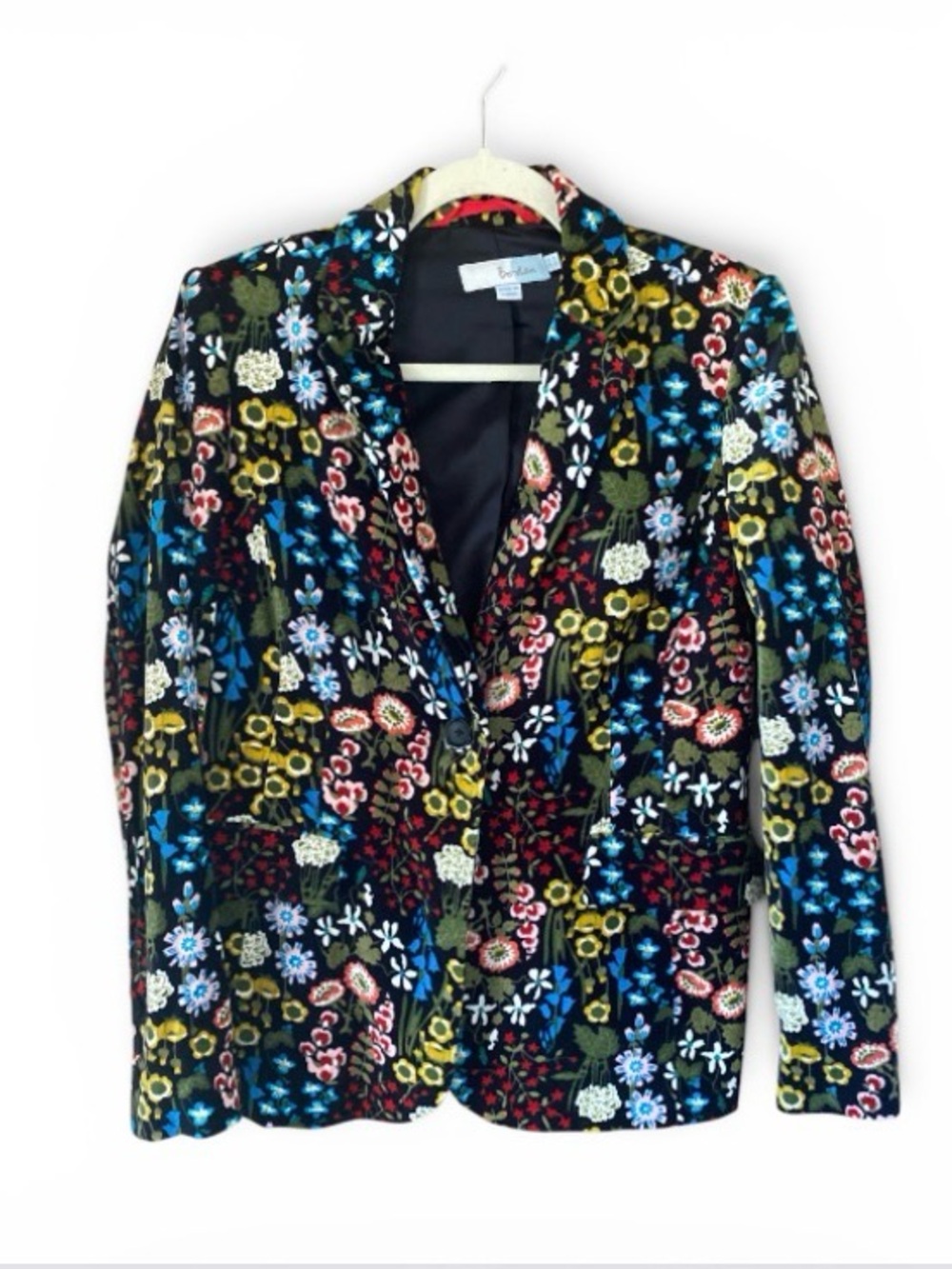 NWOT BODEN Velvet Emilia Blazer size 8 fantastic looking design - Picture 2 of 16